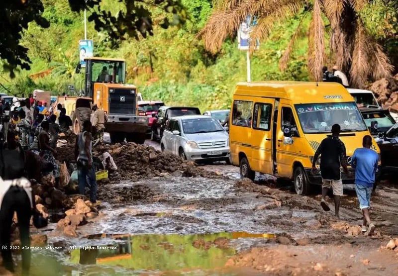 KINSHASA | Inondations du 14 juin : le gouverneur Daniel Bumba lance et évalue les travaux de réparation sur les avenues Victoire et du Tourisme