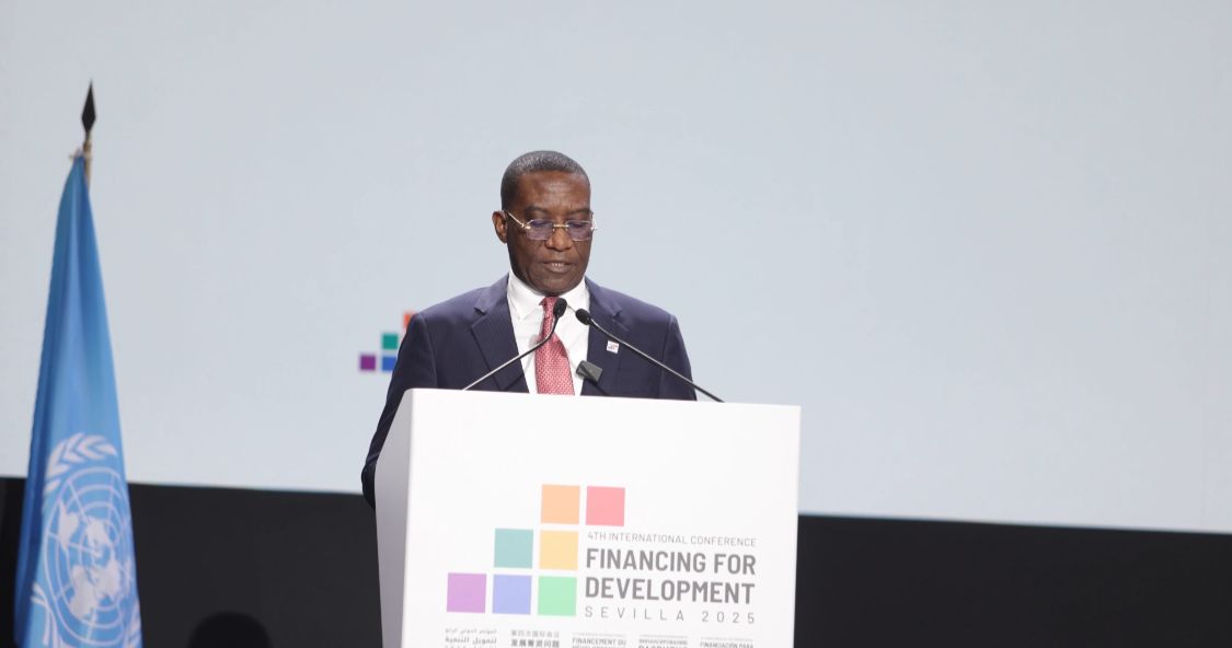 INTERNATIONALE | Conférence de Séville, Guylain Nyembo plaide pour un nouvel ordre économique mondial plus équitable
