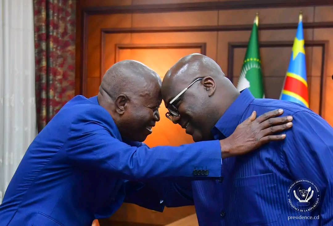 Cohésion nationale : Félix Tshisekedi reçoit Adolphe Muzito : une rencontre inédite autour de la paix et de la situation nationale