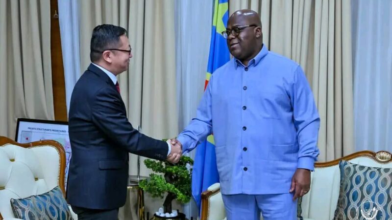 COOPÉRATIVE | RDC-Chine : Félix Tshisekedi et l’Ambassadeur Zhao Bin passent en revue la coopération bilatérale