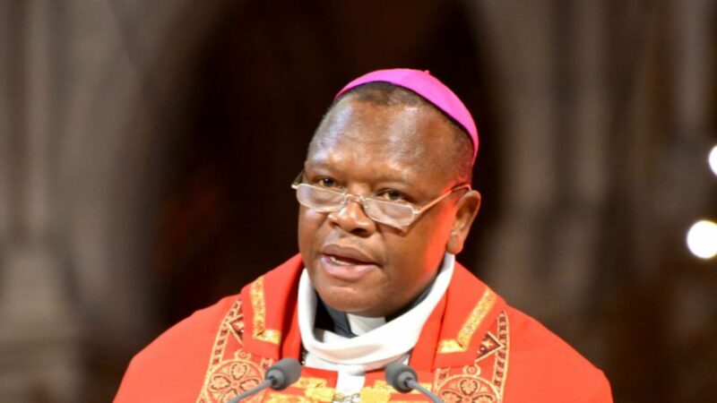 RELIGION | le cardinal Fridolin Ambongo critique l’accord RDC–Rwanda, qualifié de “fausse solution imposée par Washington”