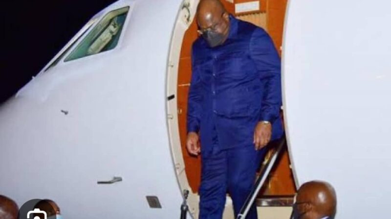 KINSHASA | le vol présidentiel retardé par une panne suspecte à l’aéroport de N’Djili